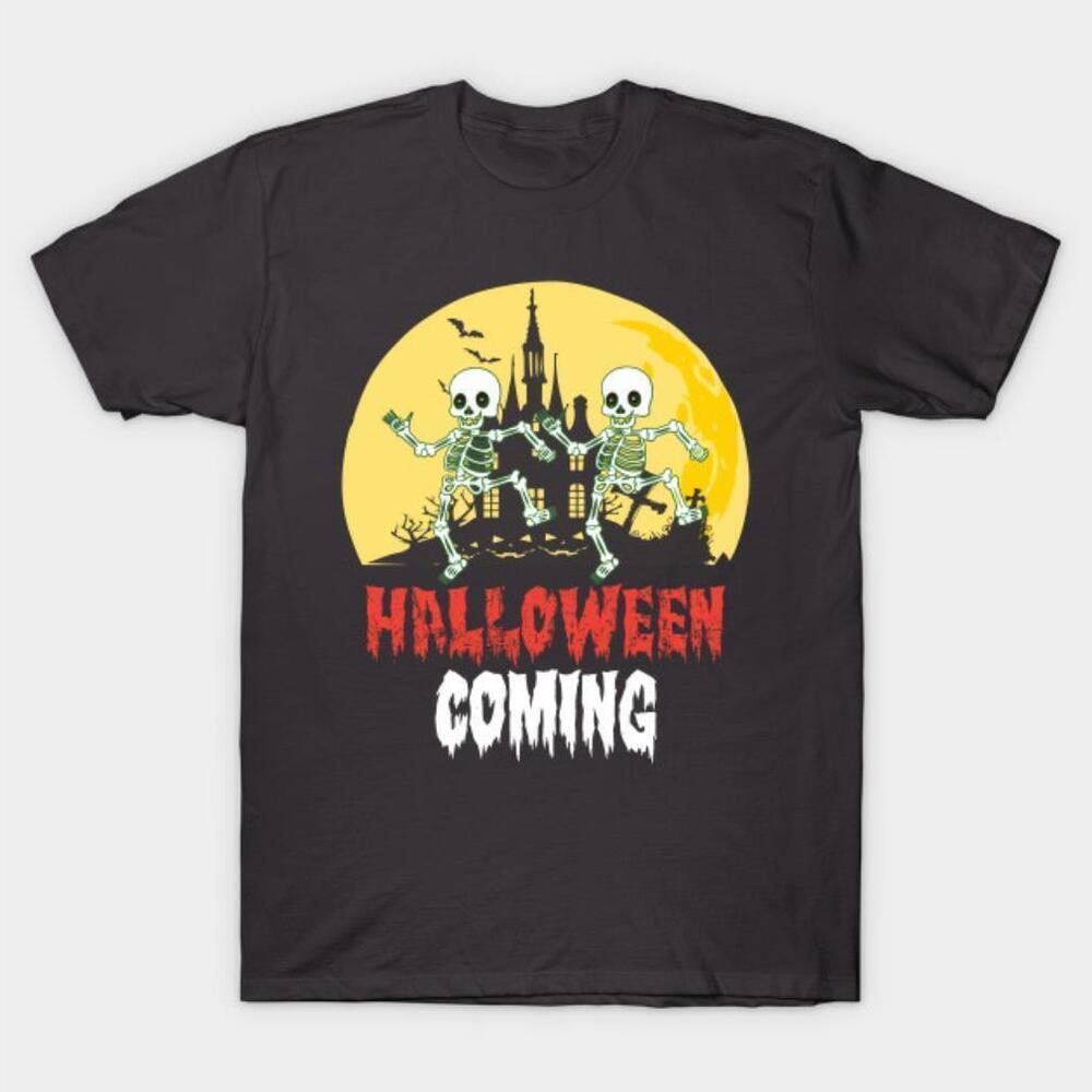 Halloween Coming Skeleton Tshirt